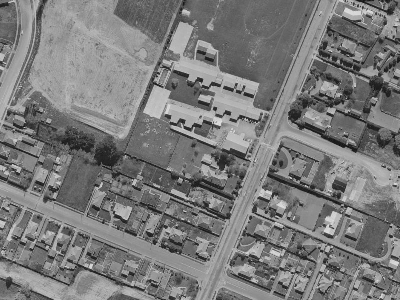 41B Avonhead Road from the air, 1970-1974