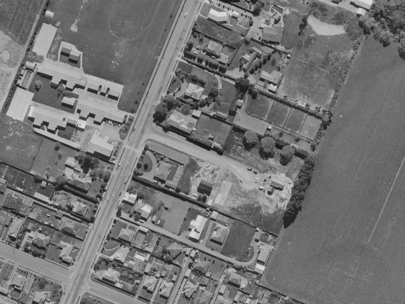 Jamell Place from the air, 1970-1974