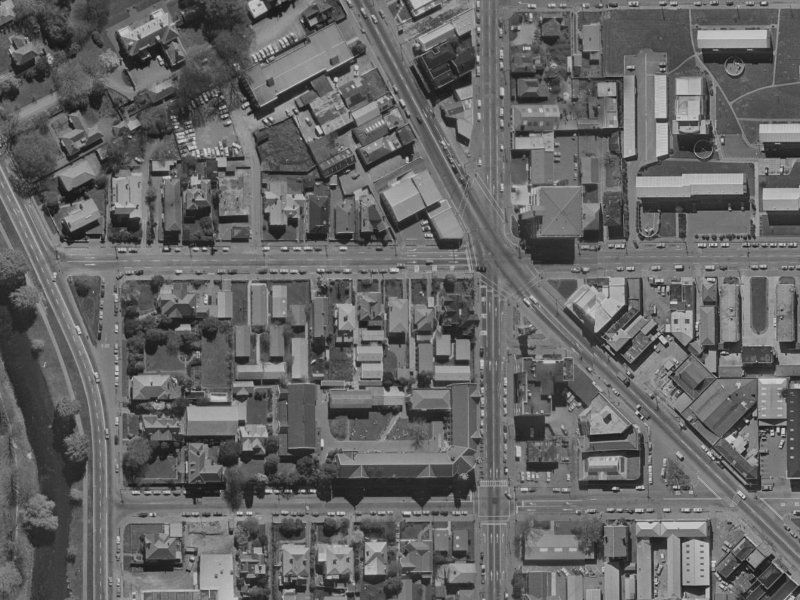 28 Salisbury Street from the air, 1970-1974