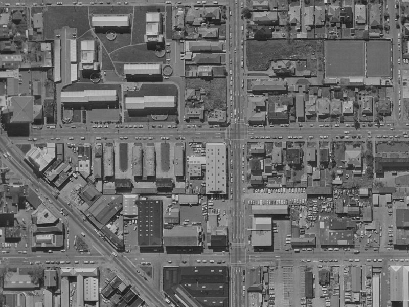 367 Durham Street North from the air, 1970-1974