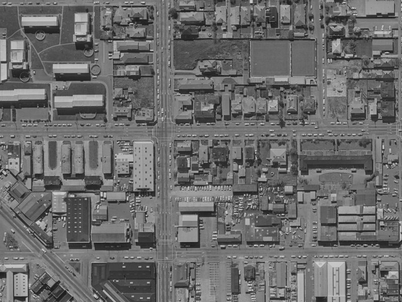 94 Salisbury Street from the air, 1970-1974
