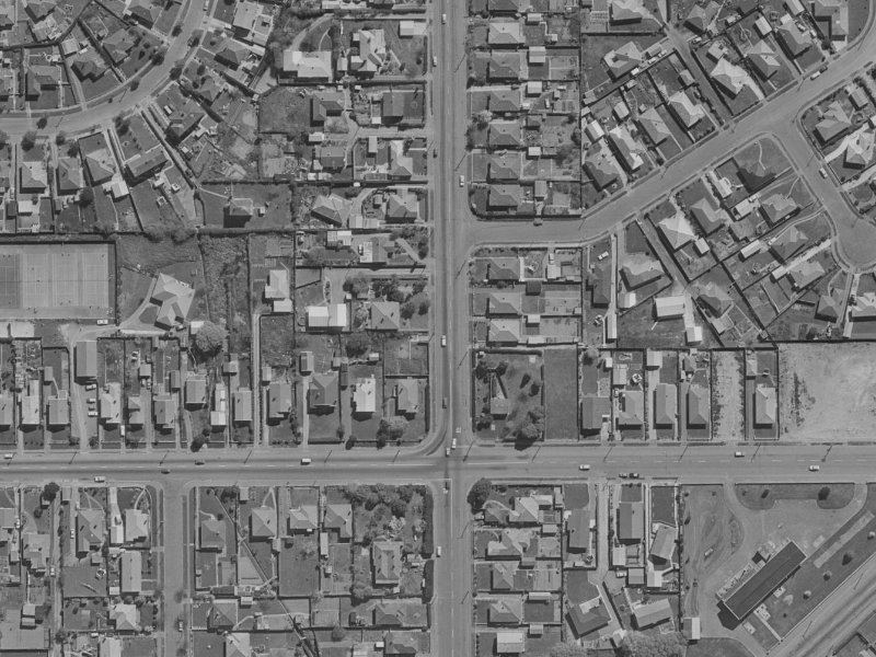 56 Kerrs Road from the air, 1970-1974