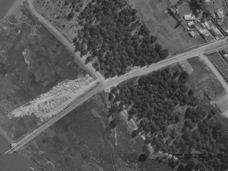131 Bridge Street from the air, 1970-1974