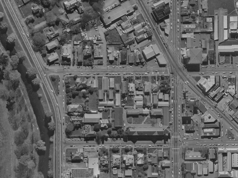20 Salisbury Street from the air, 1970-1974