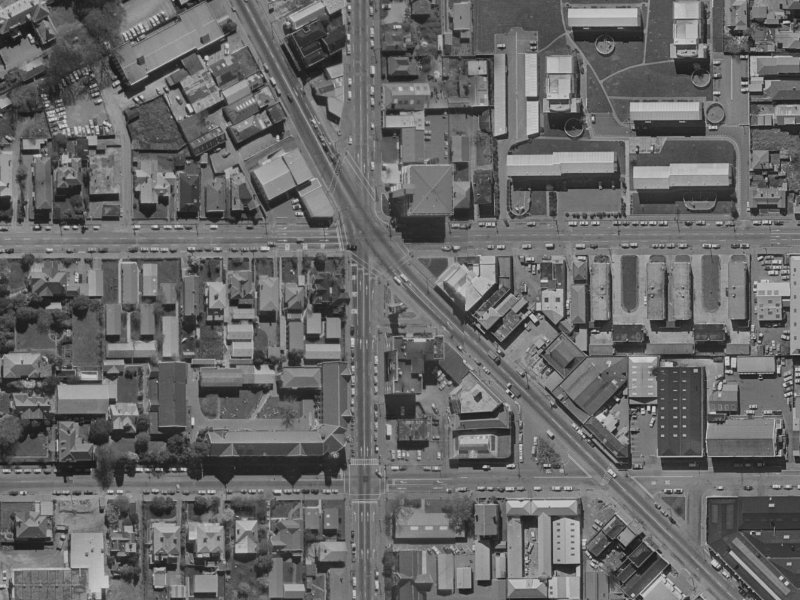 83 Victoria Street from the air, 1970-1974