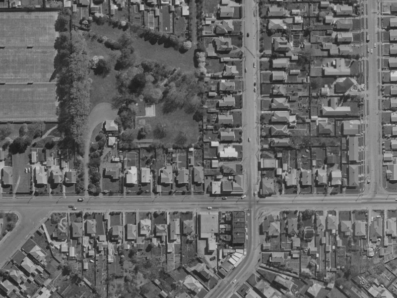 177 Woodham Road from the air, 1970-1974