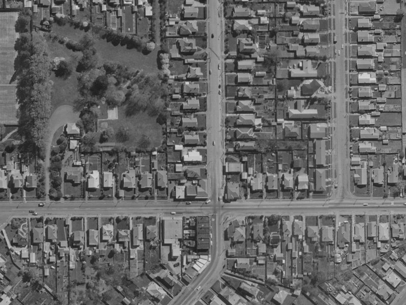 719 Gloucester Street from the air, 1970-1974