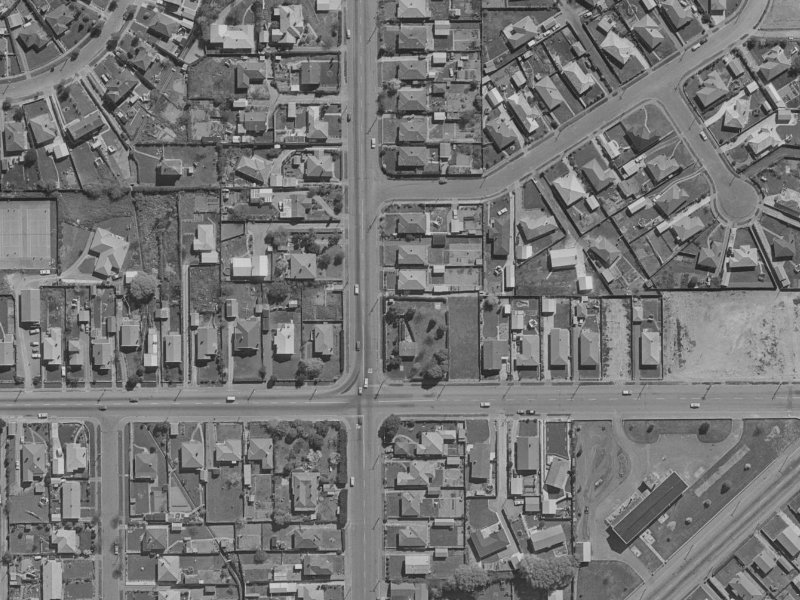 52A Kerrs Road from the air, 1970-1974