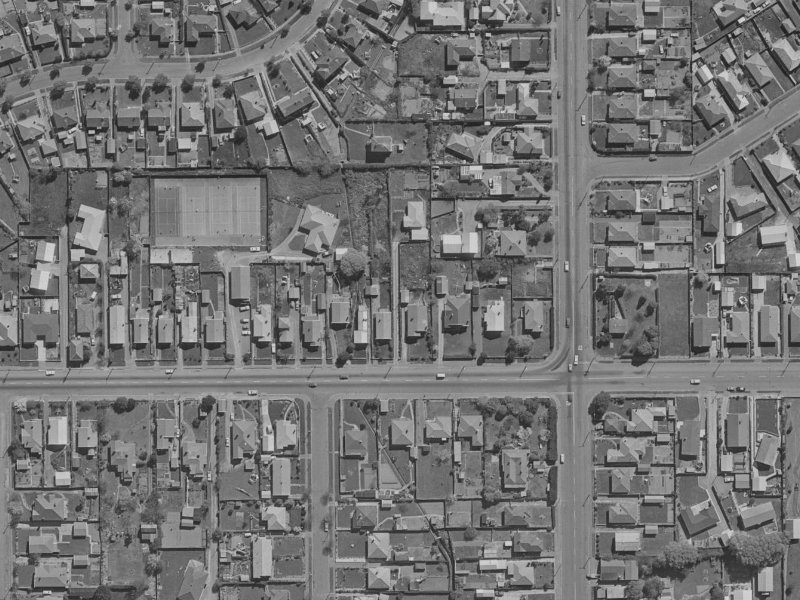 305 Woodham Road from the air, 1970-1974