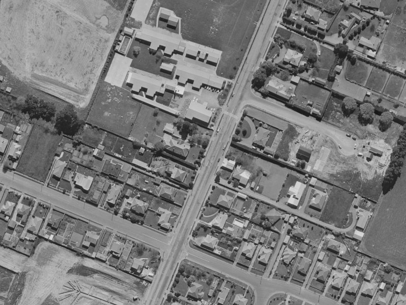 41 Avonhead Road from the air, 1970-1974