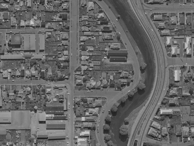 7 Rees Street from the air, 1970-1974