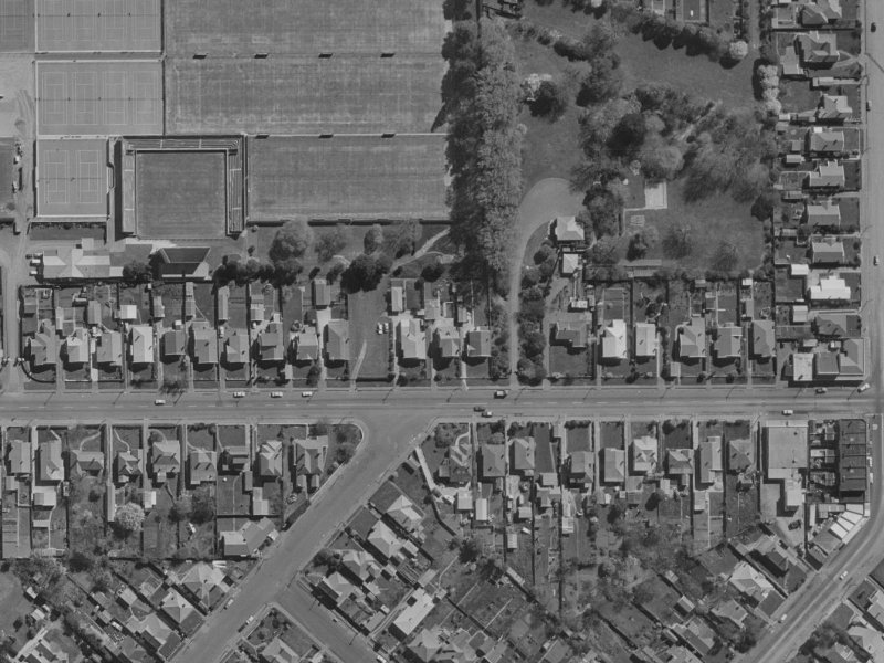 151 Woodham Road from the air, 1970-1974