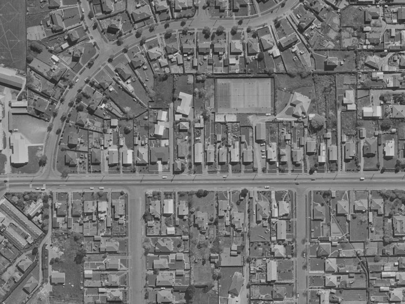 273 Woodham Road from the air, 1970-1974