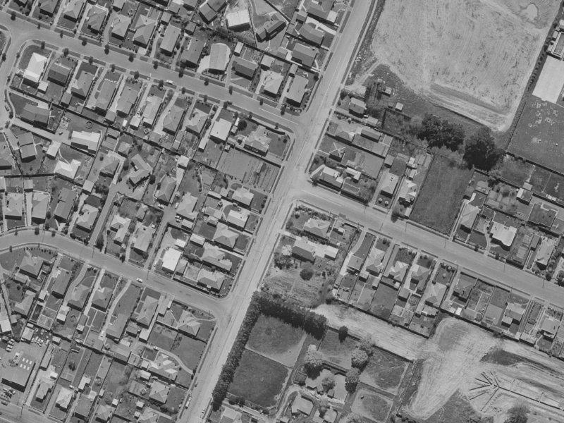25 Nortons Road from the air, 1970-1974