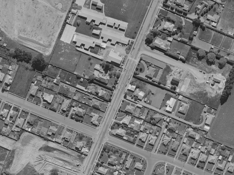 41C Avonhead Road from the air, 1970-1974