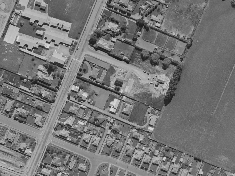 6 Jamell Place from the air, 1970-1974