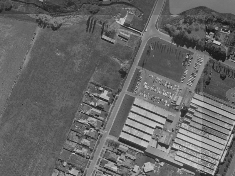 67 Brodie Street from the air, 1970-1974