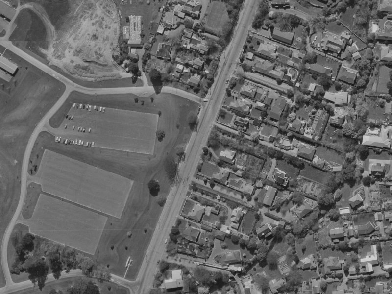 70A Clyde Road from the air, 1970-1974