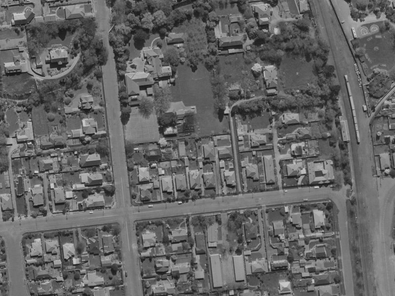66 MATAI St W from the air, 1970-1974