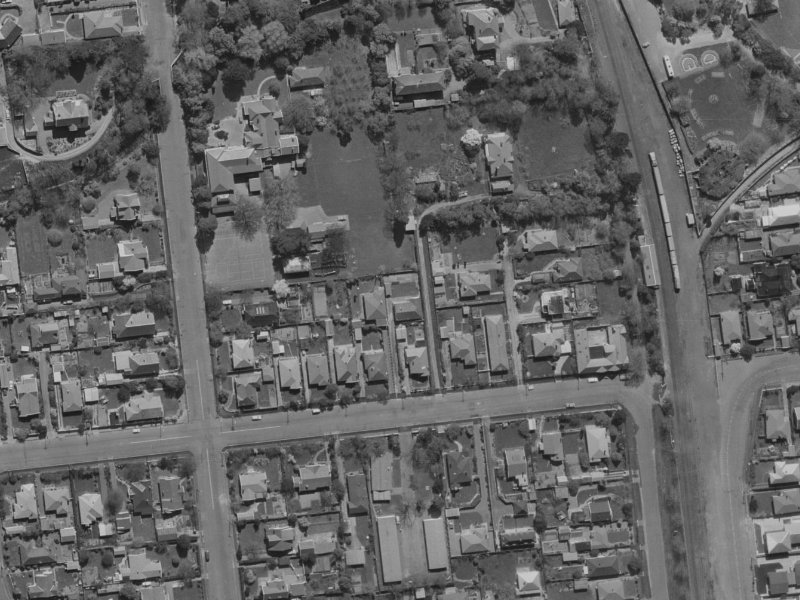 64 Matai Street West from the air, 1970-1974