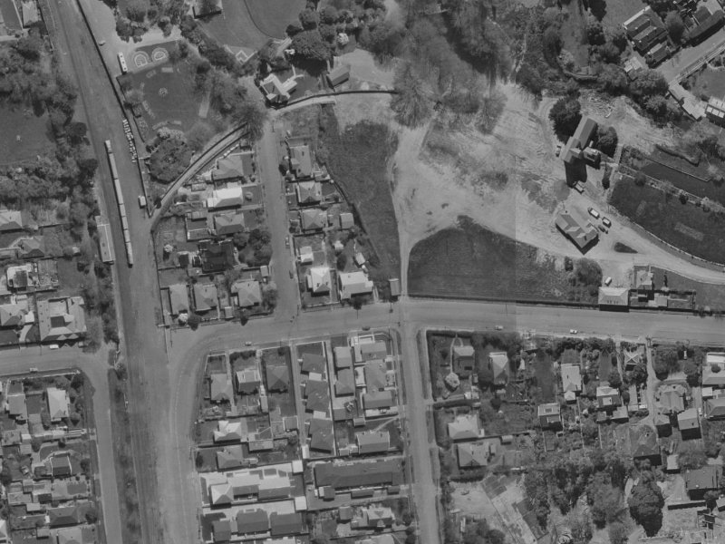 34 Matai Street East from the air, 1970-1974