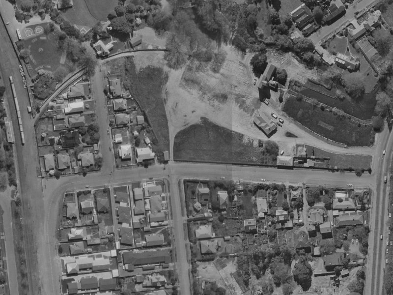 10F Matai Street East from the air, 1970-1974
