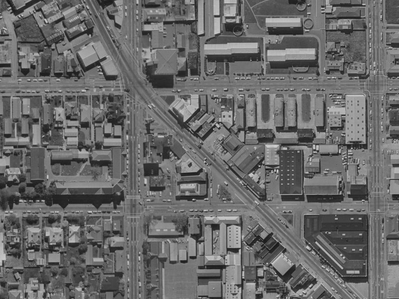 87 Victoria Street from the air, 1970-1974