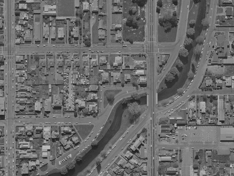333 Cambridge Terrace from the air, 1970-1974