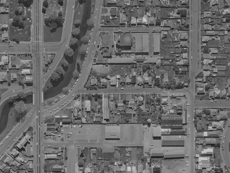 5 Hurley Street from the air, 1970-1974