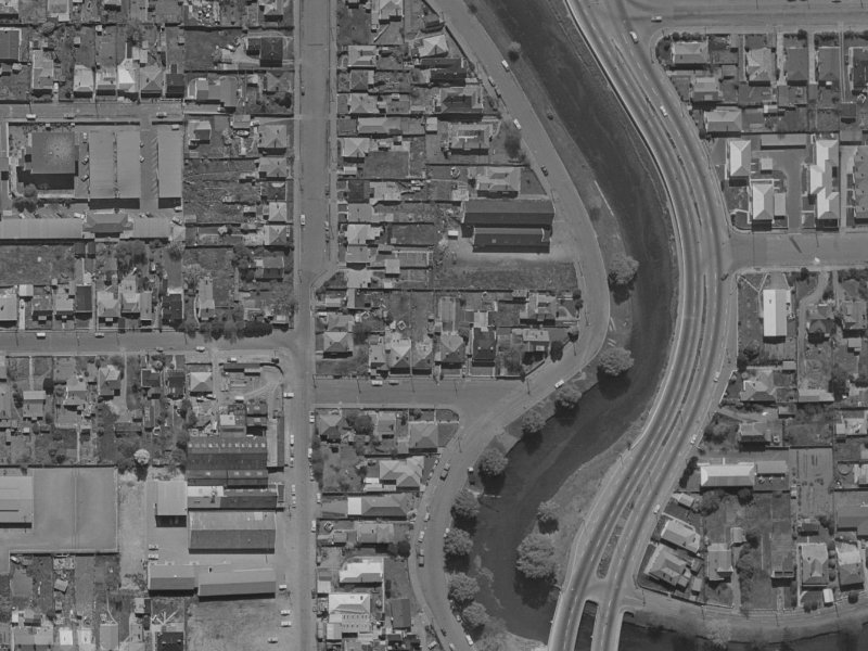 9 Rees Street from the air, 1970-1974