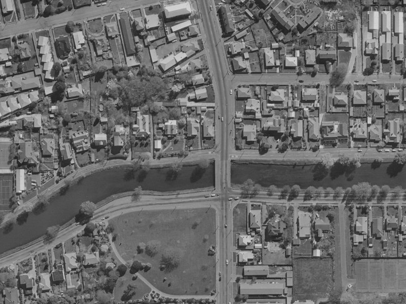 99 River Road from the air, 1970-1974