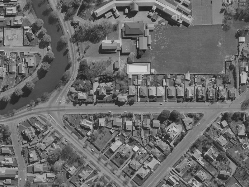 27 Woodham Road from the air, 1970-1974
