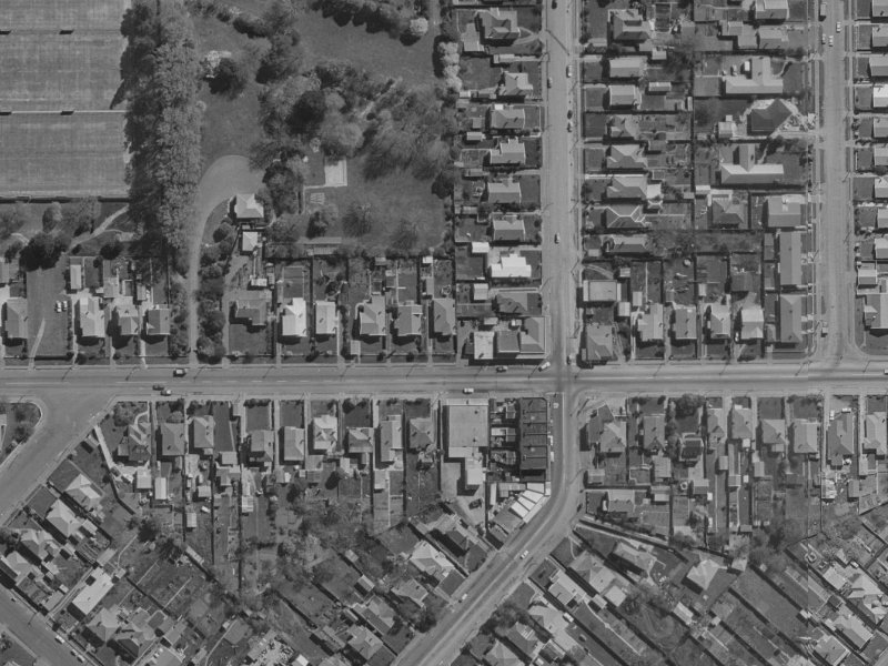 179 Woodham Road from the air, 1970-1974