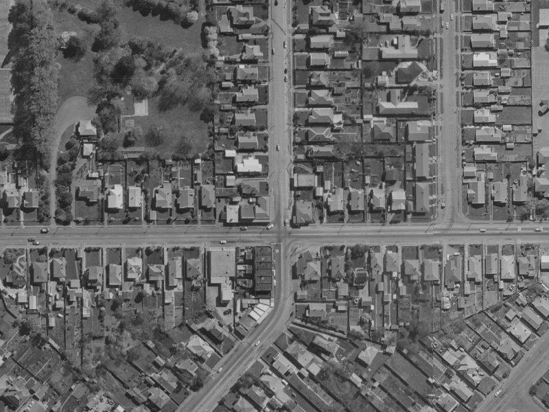 711 Gloucester Street from the air, 1970-1974