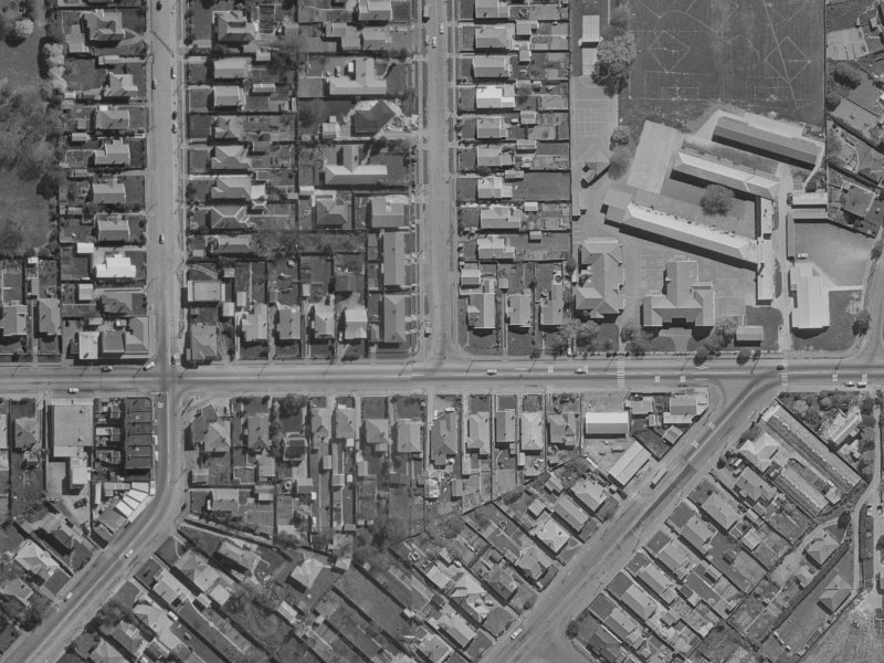 1 Ngarimu Street from the air, 1970-1974