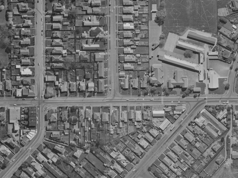 211 Woodham Road from the air, 1970-1974