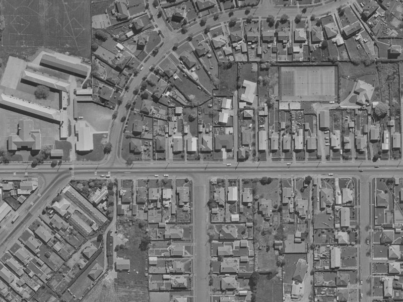 265A Woodham Road from the air, 1970-1974