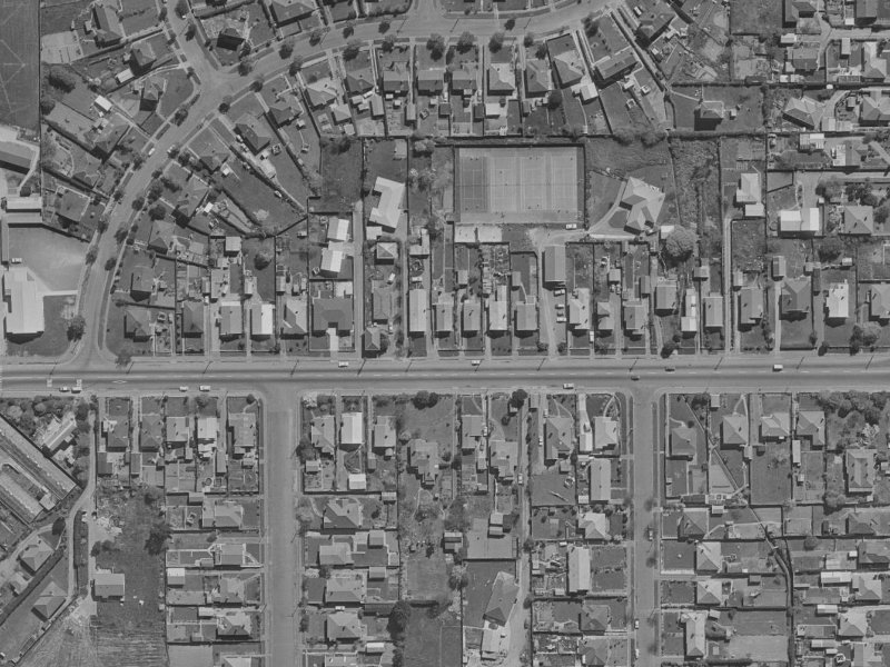 275 Woodham Road from the air, 1970-1974
