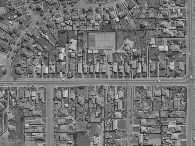 281 Woodham Road from the air, 1970-1974