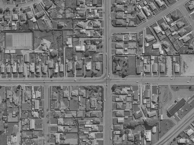 317 Woodham Road from the air, 1970-1974