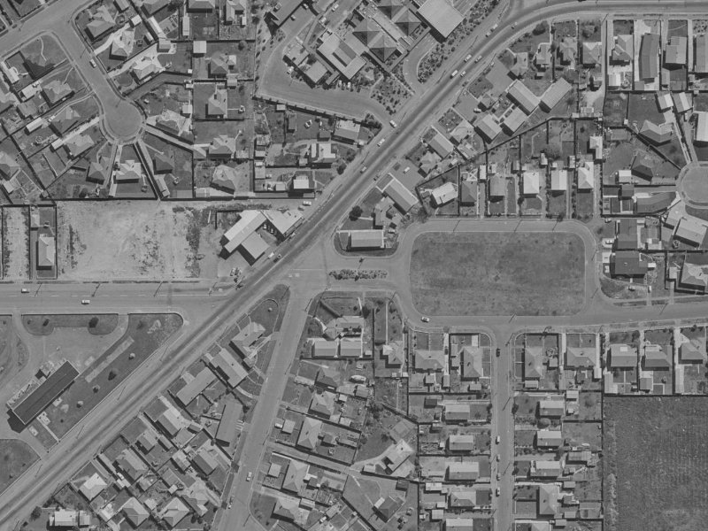 2A Nicholas Drive from the air, 1970-1974