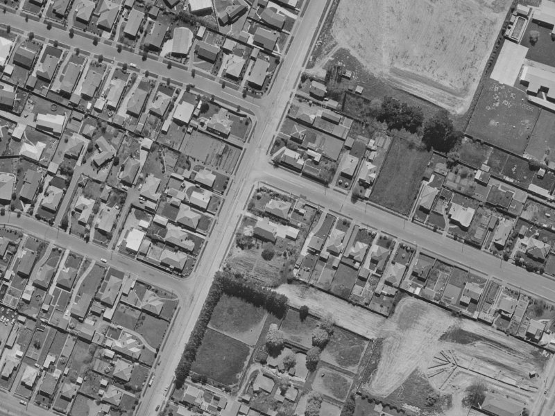 25 Wittys Road from the air, 1970-1974