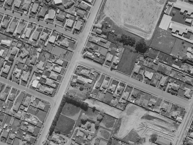 23 Wittys Road from the air, 1970-1974
