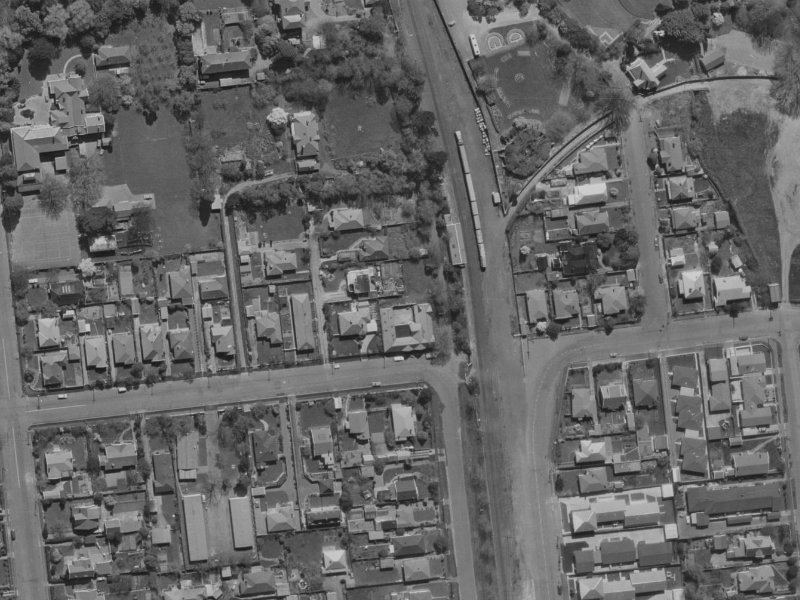 50B Matai Street West from the air, 1970-1974