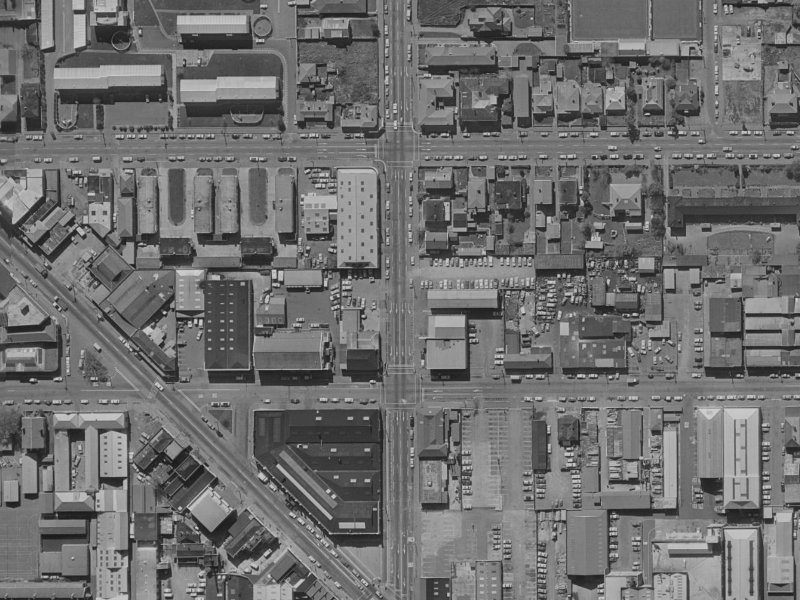 365 Durham Street North from the air, 1970-1974