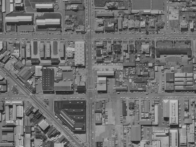 Peterborough Lane from the air, 1970-1974