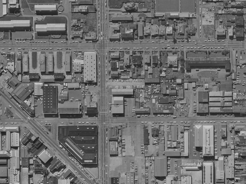 338 Durham Street North from the air, 1970-1974