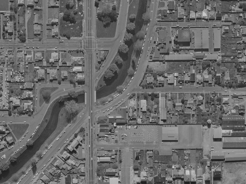 342 Oxford Terrace from the air, 1970-1974