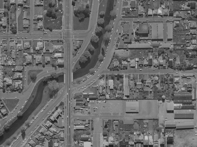 344 Oxford Terrace from the air, 1970-1974
