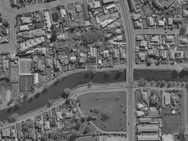 92 River Road from the air, 1970-1974